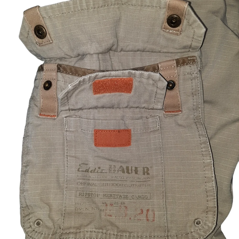 Eddie Bauer EB20 Ripstop Heritage Cargo Pants Tan SZ 38x32